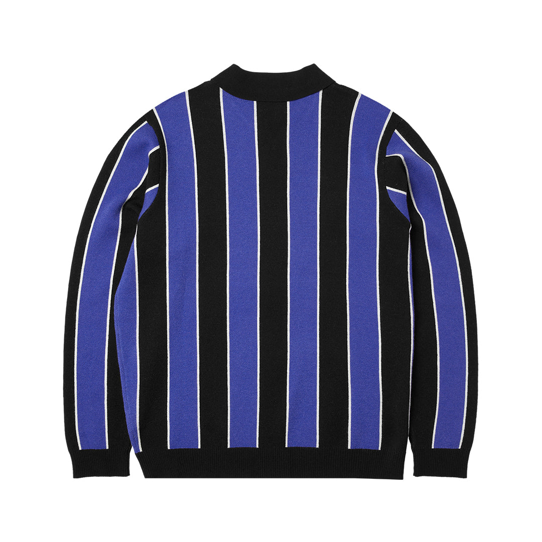HUF WORLDWIDE(ハフ ワールドワイド)| MIDFIELD JERSEY SWEATER / ELECTRIC BLUE | スノーボード・スケートボードのTACTICS JAPAN