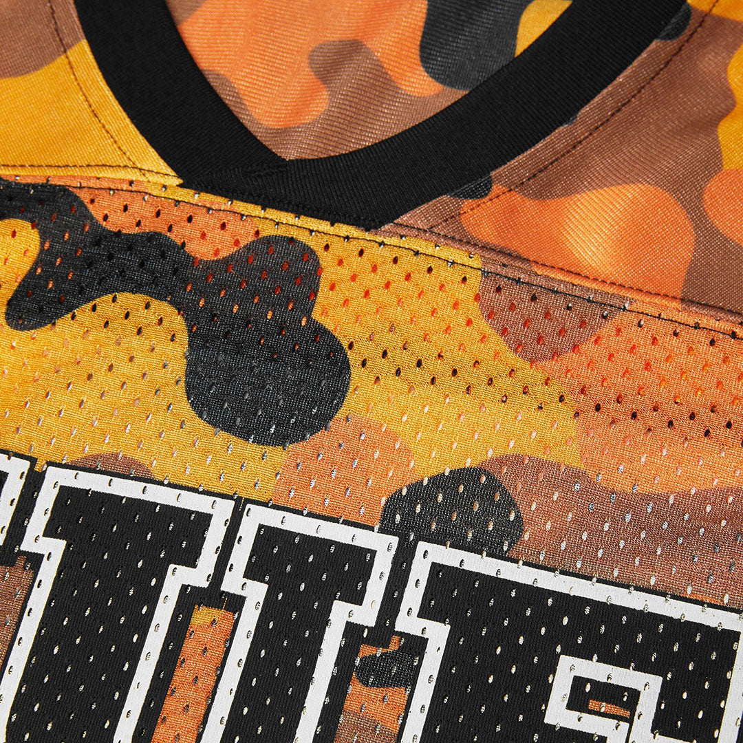 HUF(ハフ)| CAMO FOOTBALL JERSEY / LAVA | スノーボード・スケートボードのTACTICS JAPAN