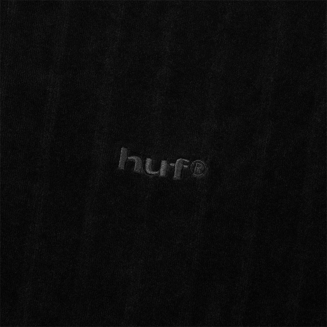 HUF WORLDWIDE(ハフ ワールドワイド)| HUF eightynine VELOUR STRIPE C / BLACK | スノーボード・スケートボードのTACTICS JAPAN