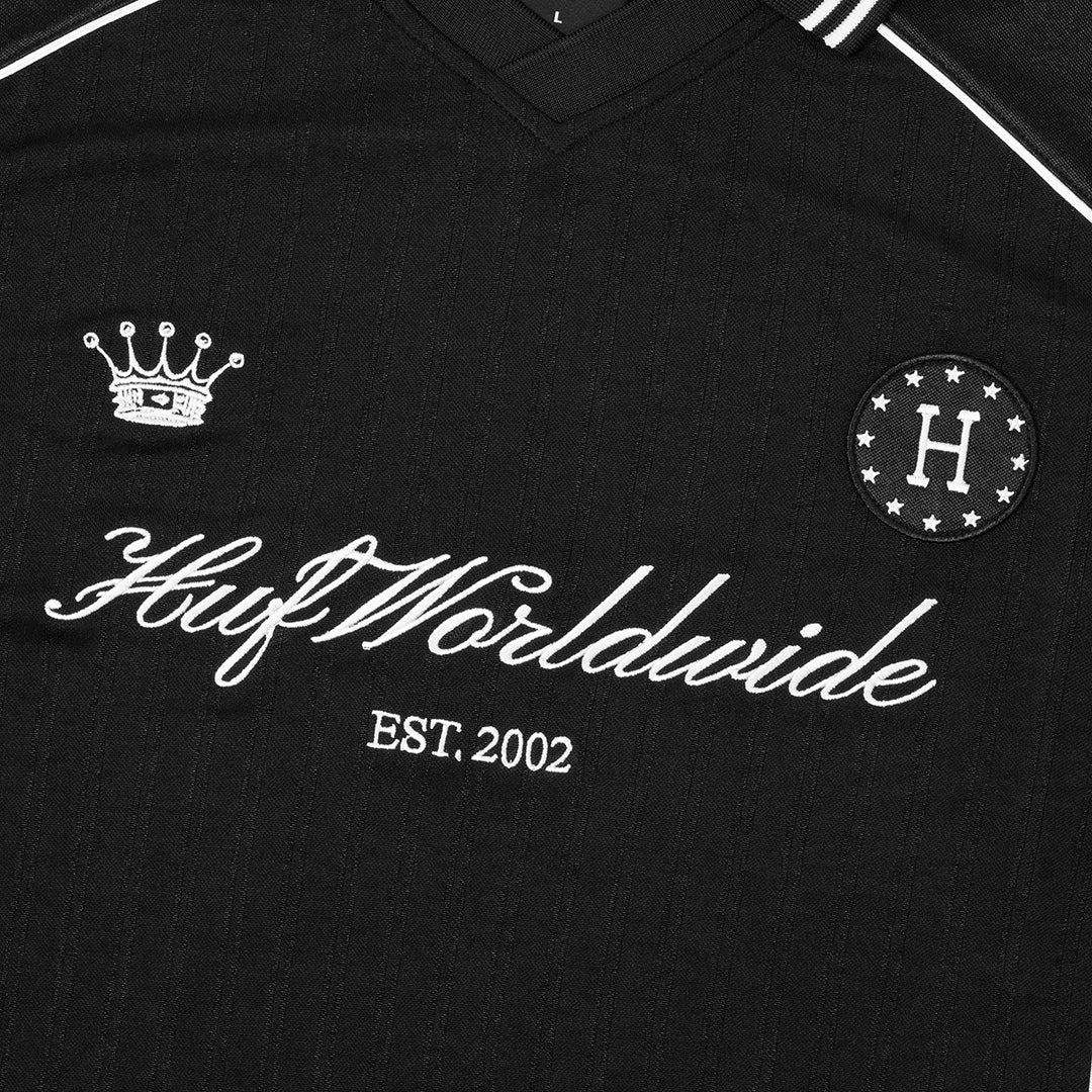 HUF WORLDWIDE(ハフ ワールドワイド)| ANTHEM JERSEY / BLACK | スノーボード・スケートボードのTACTICS JAPAN