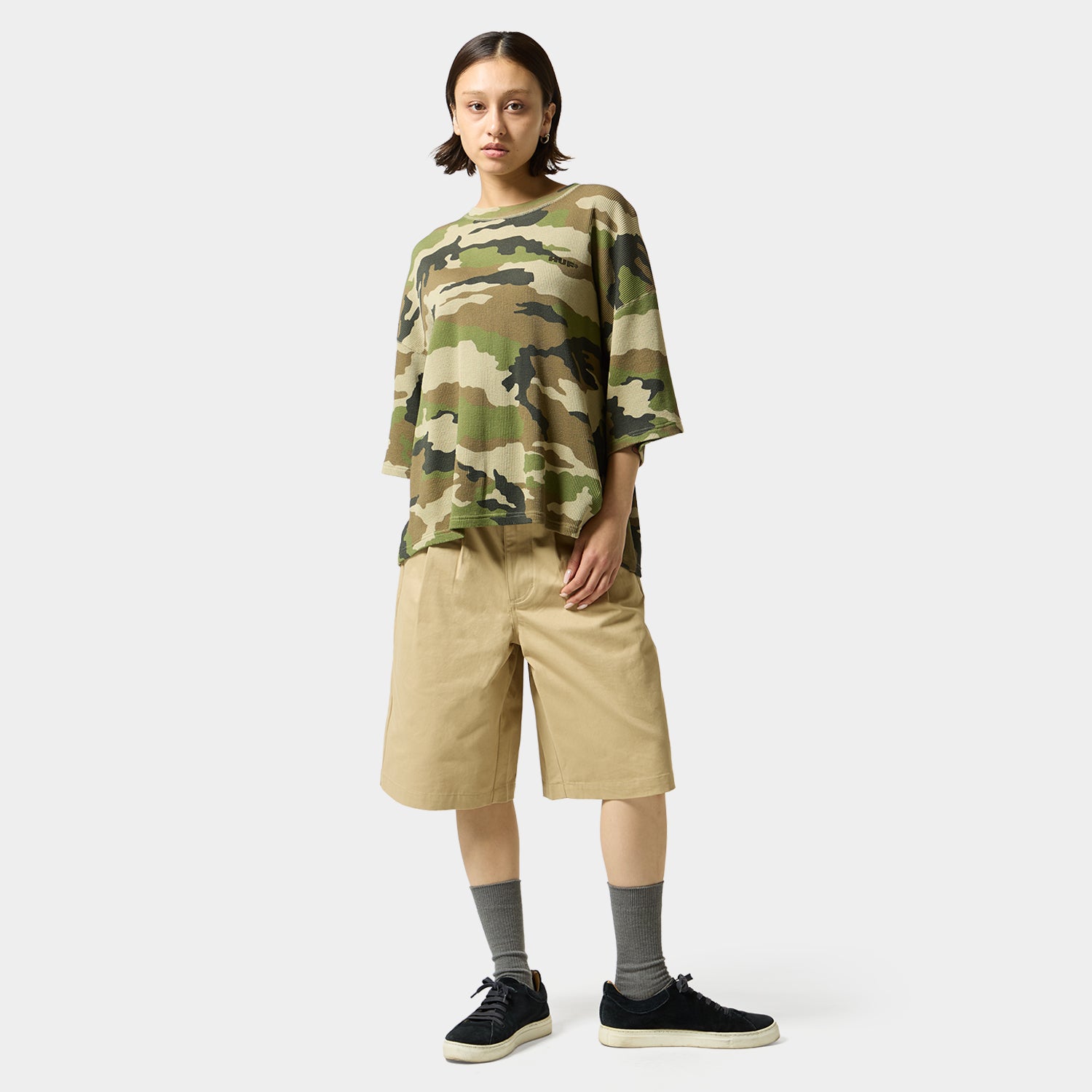ALL CAPS THERMAL S/S CREW / CAMO