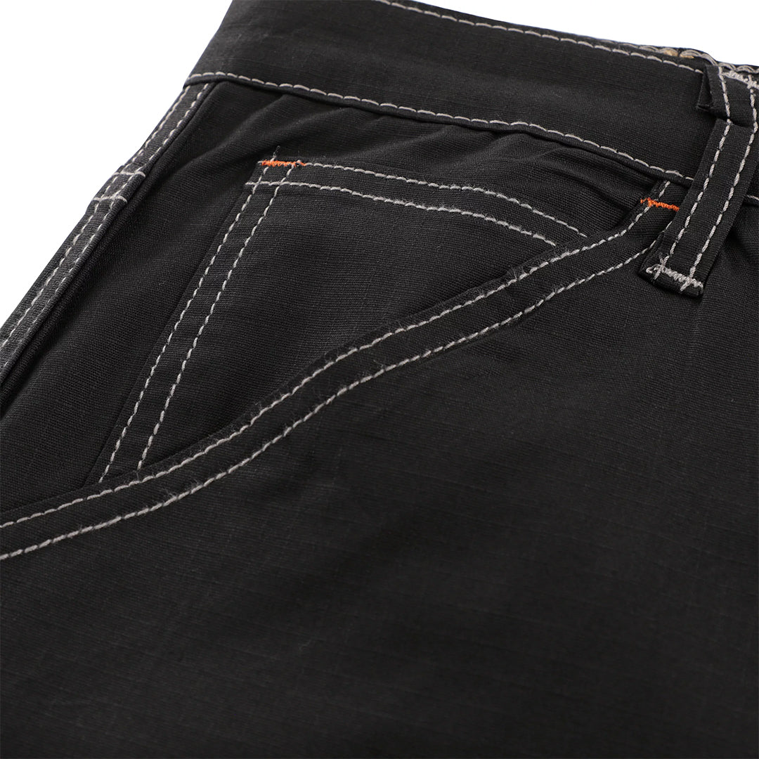 TACTICS(タクティクス)| KOWALSKI RIPSTOP DOUBLE KNEE PANTS / BLACK | スノーボード・スケートボードのTACTICS JAPAN