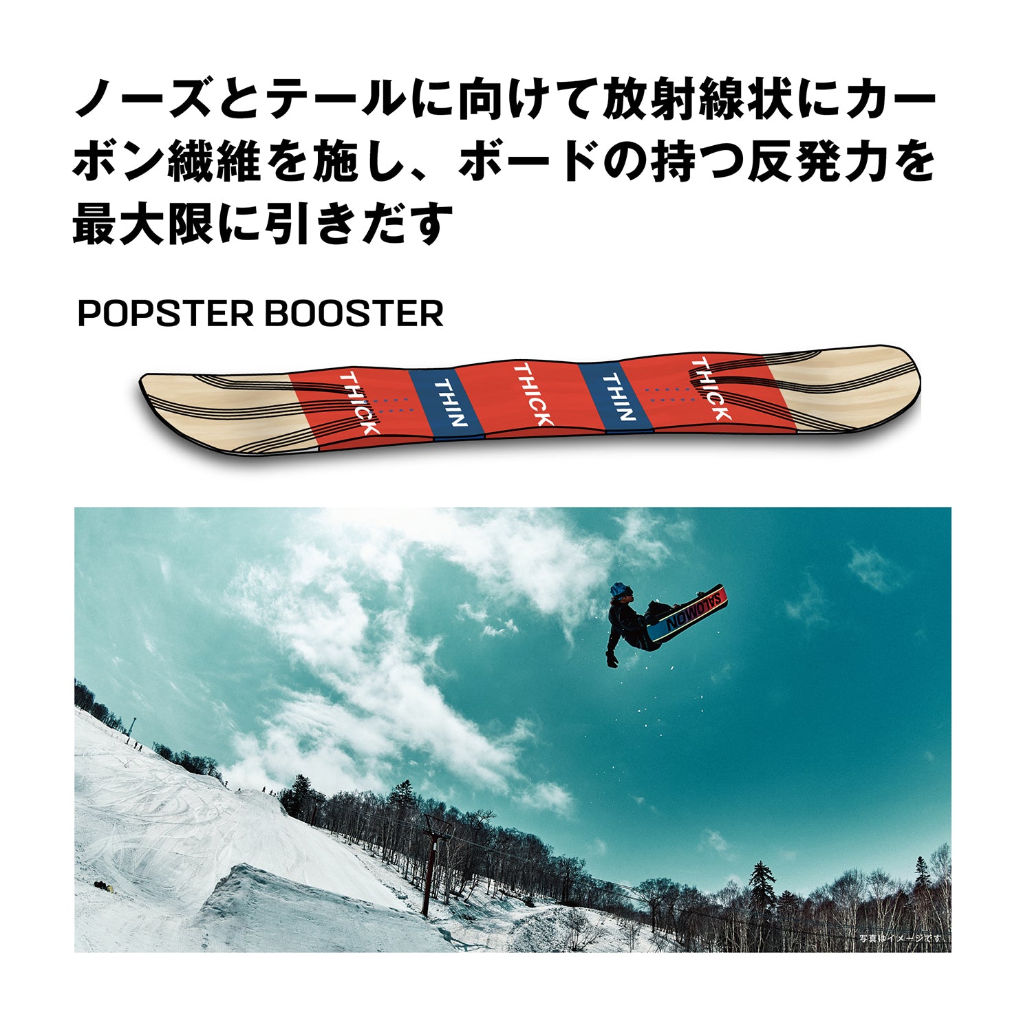SALOMON SNOWBOARD(サロモン スノーボード)| HUCK KNIFE SNOWBOARD 2025 | スノーボード・スケートボードのTACTICS JAPAN