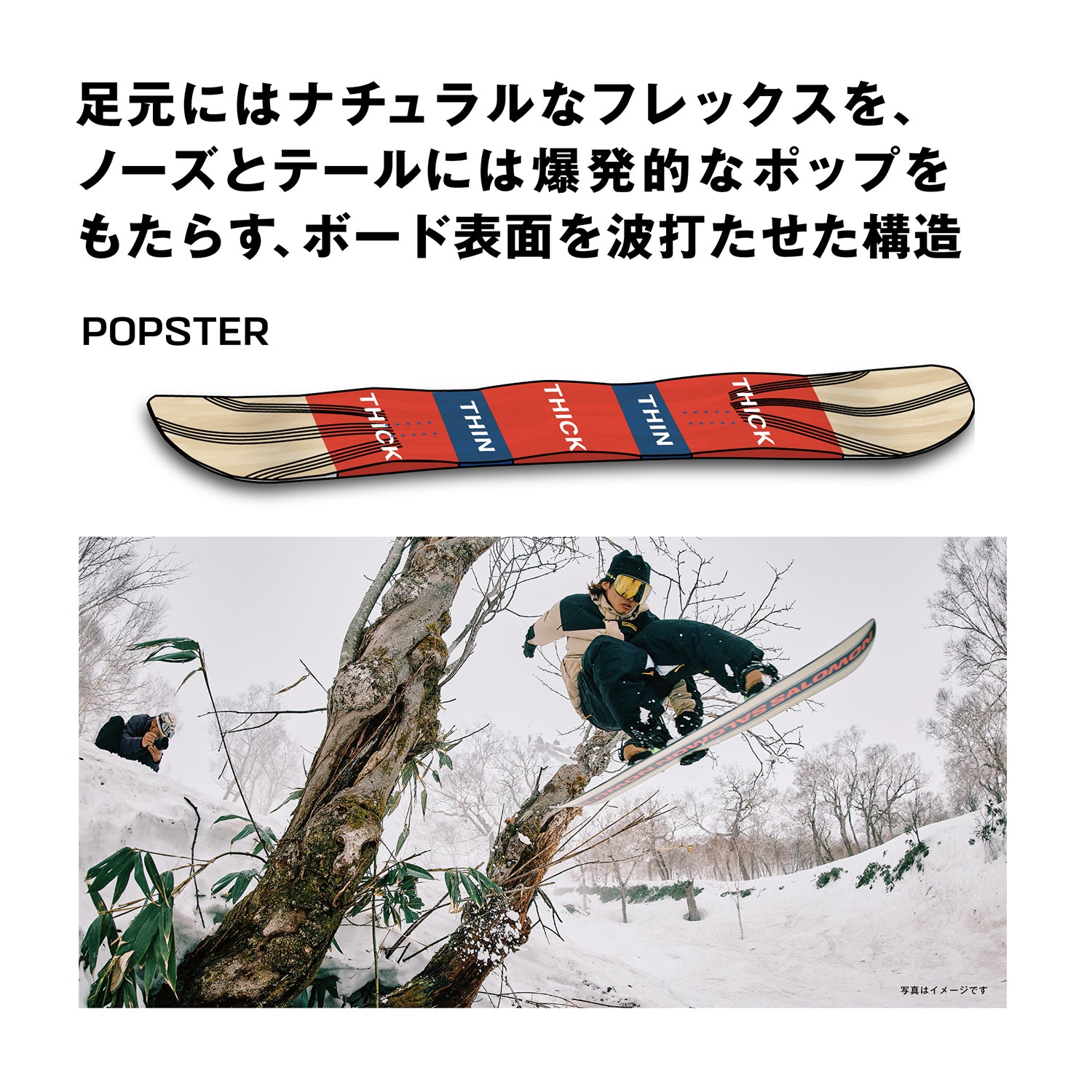 SALOMON SNOWBOARD(サロモン スノーボード)| KICKBACK SNOWBOARD 2025 | スノーボード・スケートボードのTACTICS JAPAN