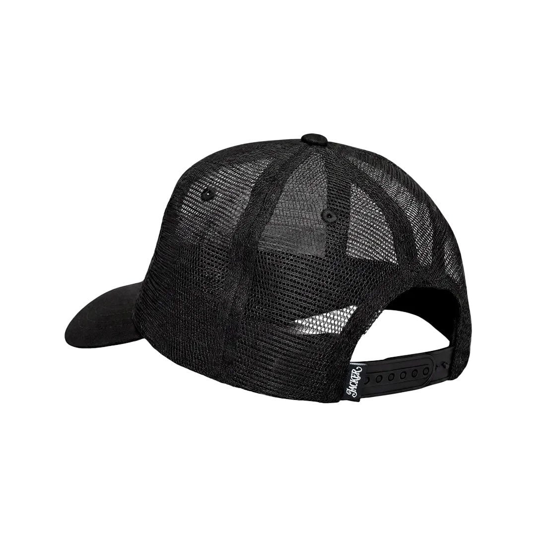 JACKER(ジャッカー)| LAST NIGHT SNAPBACK 5-PANEL / BLACK | スノーボード・スケートボードのTACTICS JAPAN