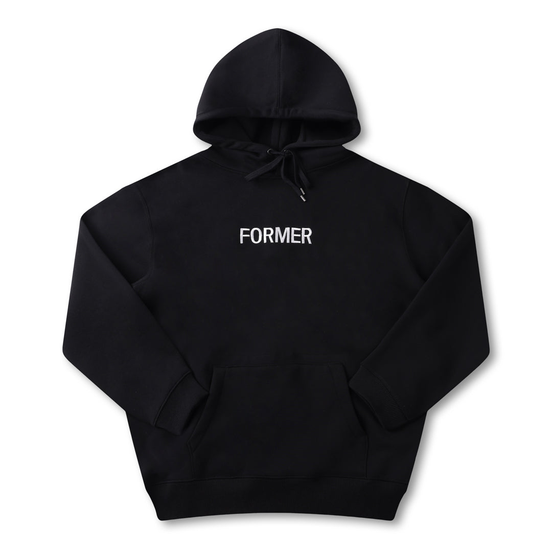FORMER(フォーマー) | LEGACY EMB HOOD / BLACK | スノーボード・スケートボードのTACTICS JAPAN