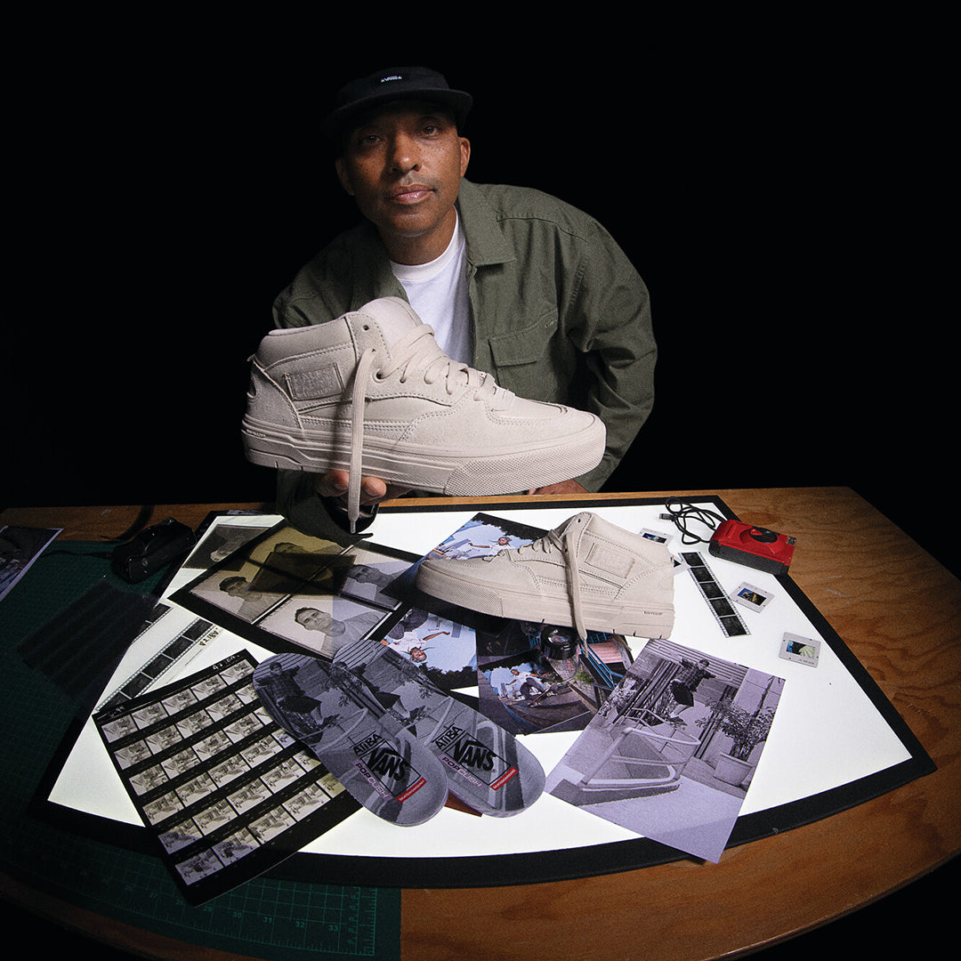 VANS(ヴァンズ)| SKATE HALF CAB WAFFLECUP BY ATIBA JEFFERSON / WHITE | スノーボード・スケートボードのTACTICS JAPAN