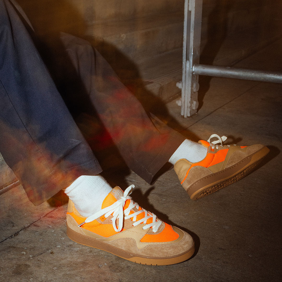 LAST RESORT AB(ラストリゾート エービー)| CM002 LO / HIBIS ORANGE/TAN/CAMEL | スノーボード・スケートボードのTACTICS JAPAN