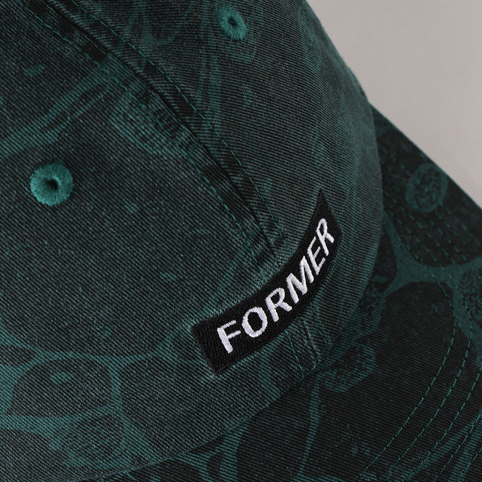 FORMER(フォーマー)| LEGACY ROSE CAP / PETROL | スノーボード・スケートボードのTACTICS JAPAN