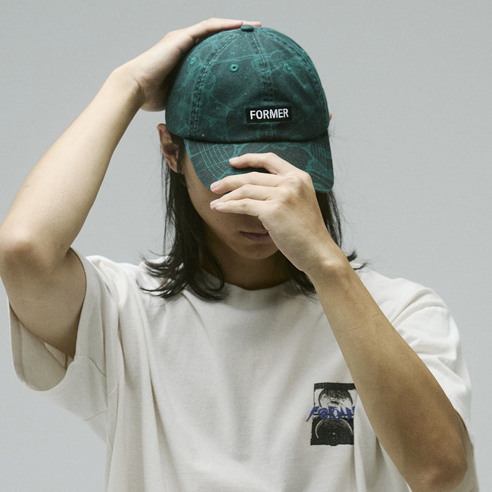 FORMER(フォーマー)| LEGACY ROSE CAP / PETROL | スノーボード・スケートボードのTACTICS JAPAN