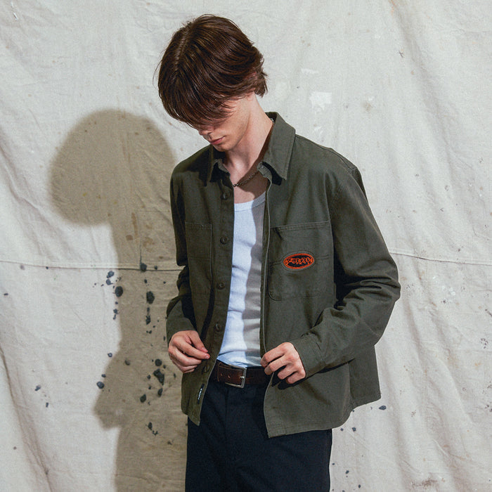 FORMER(フォーマー)| REYNOLDS FLATLINE LS OVERSHIRT / SURPLUS | スノーボード・スケートボードのTACTICS JAPAN