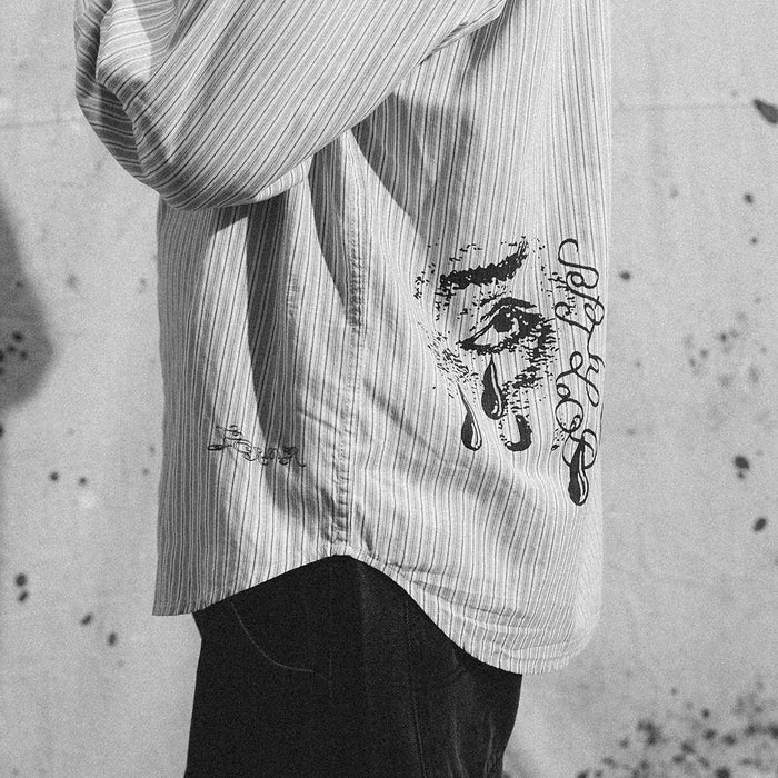 FORMER(フォーマー)| VIVIAN WEEPING LS SHIRT / WHITE | スノーボード・スケートボードのTACTICS JAPAN