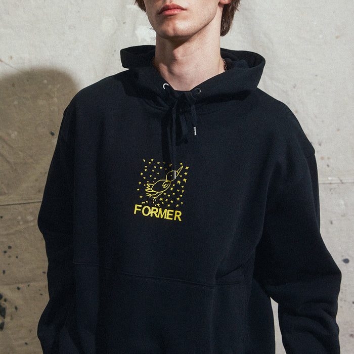 FORMER(フォーマー)| FREE CRUX HOOD / BLACK | スノーボード・スケートボードのTACTICS JAPAN