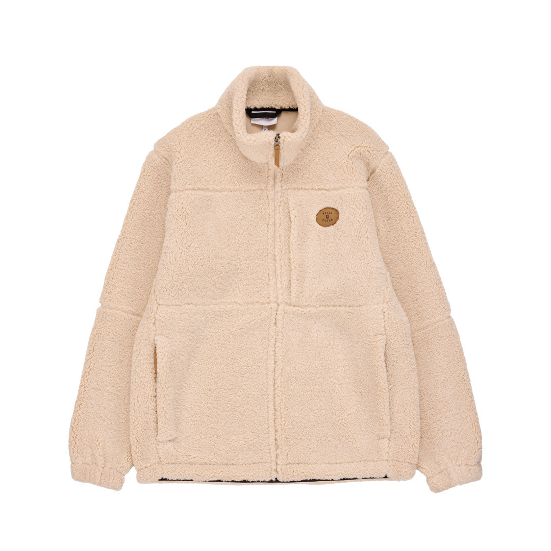 FORUM SNOWBOARDS(フォーラム スノーボード)| MAKIA X FORUM DONNER FLEECE JACKET / CREAM | スノーボード・スケートボードのTACTICS JAPAN