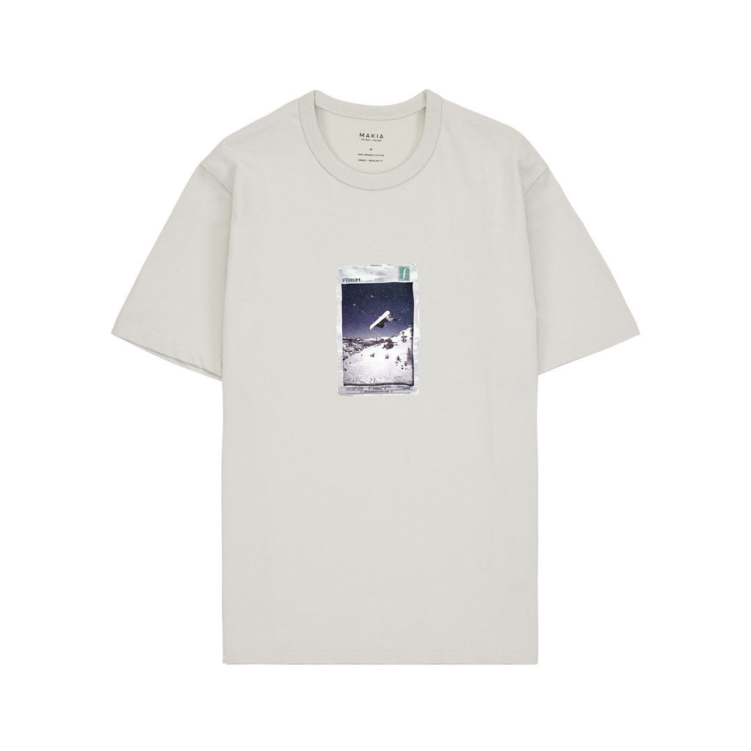 FORUM SNOWBOARDS(フォーラム スノーボード)| MAKIA X FORUM JAMIE T-SHIRT / GRAY | スノーボード・スケートボードのTACTICS JAPAN