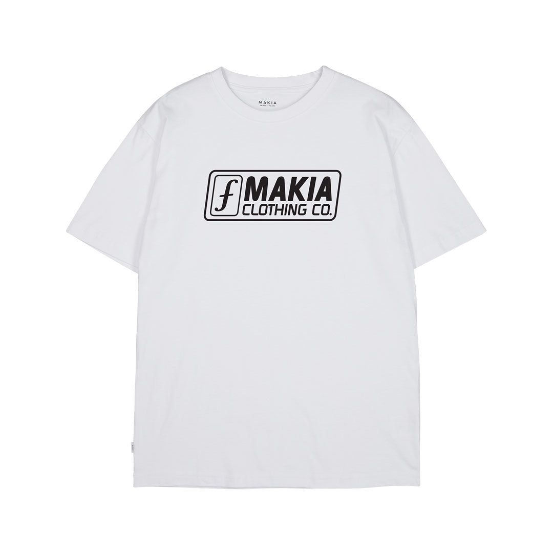 FORUM SNOWBOARDS(フォーラム スノーボード)| MAKIA X FORUM T-SHIRT / WHITE | スノーボード・スケートボードのTACTICS JAPAN