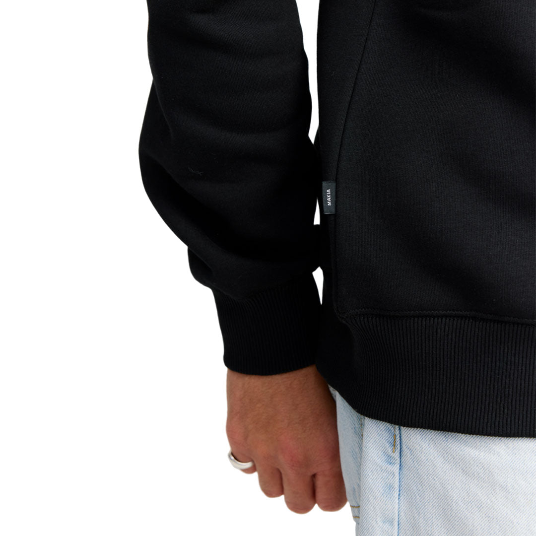 FORUM SNOWBOARDS(フォーラム スノーボード)| MAKIA X FORUM TALMA SWEATSHIRT / BLACK | スノーボード・スケートボードのTACTICS JAPAN