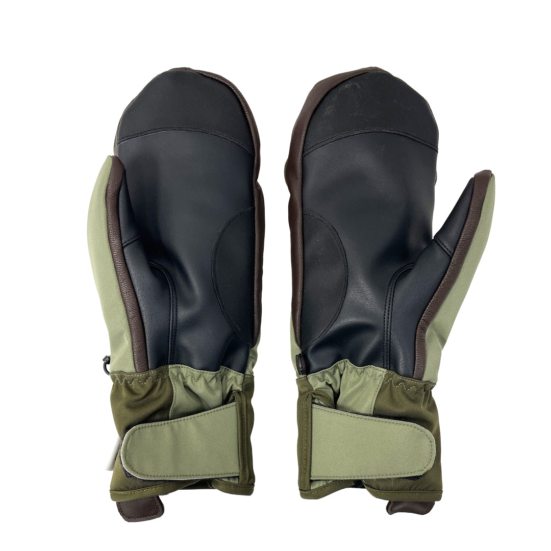 UNFRM(ユニフォーム)| MILITARY PATCHWORK FINGER-OUT MITTEN / OLIVE/SAGE | スノーボード・スケートボードのTACTICS JAPAN