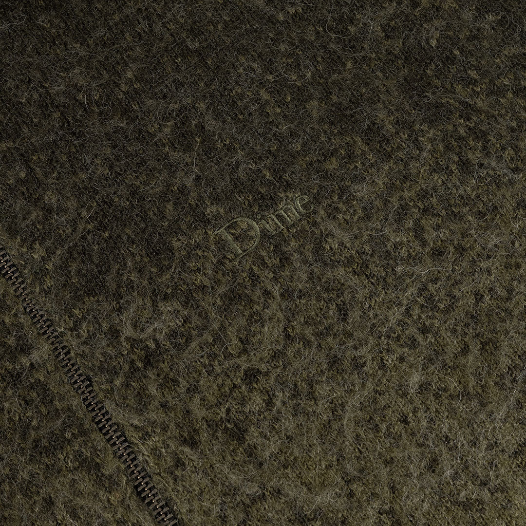 DIME(ダイム)| MOHAIR DOUBLE ZIP KNIT / FOREST | スノーボード・スケートボードのTACTICS JAPAN