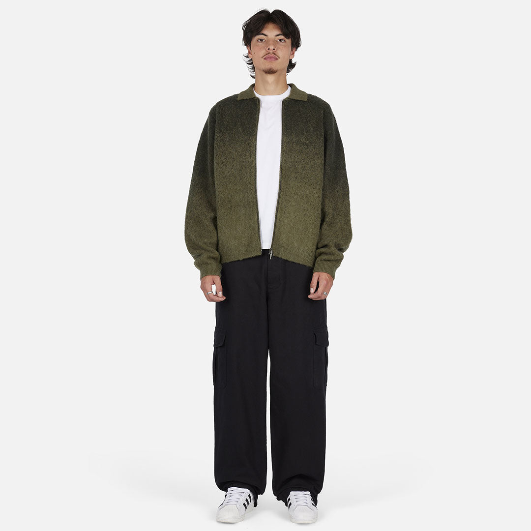 DIME(ダイム)| MOHAIR DOUBLE ZIP KNIT / FOREST | スノーボード・スケートボードのTACTICS JAPAN