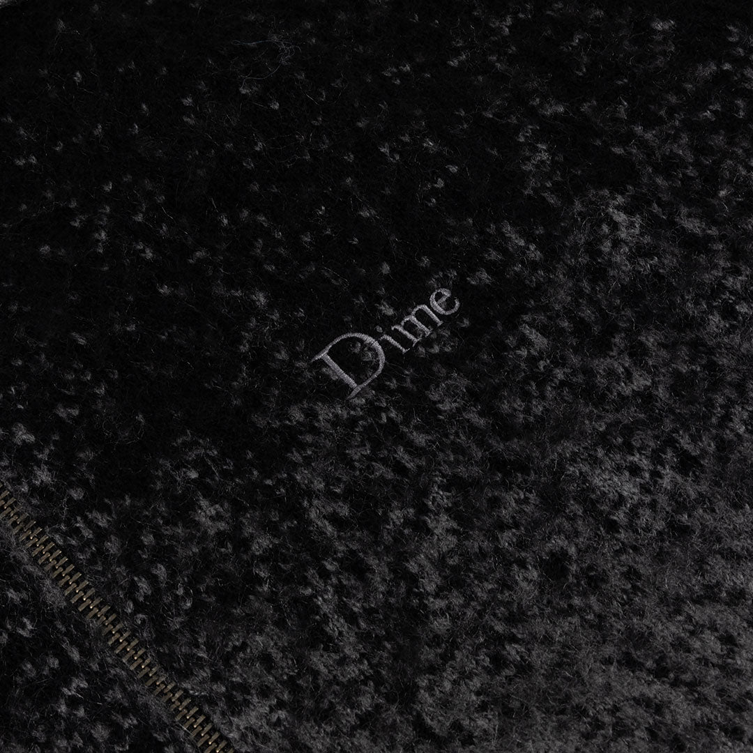 DIME(ダイム)| MOHAIR DOUBLE ZIP KNIT / BLACK/CHARCOAL | スノーボード・スケートボードのTACTICS JAPAN