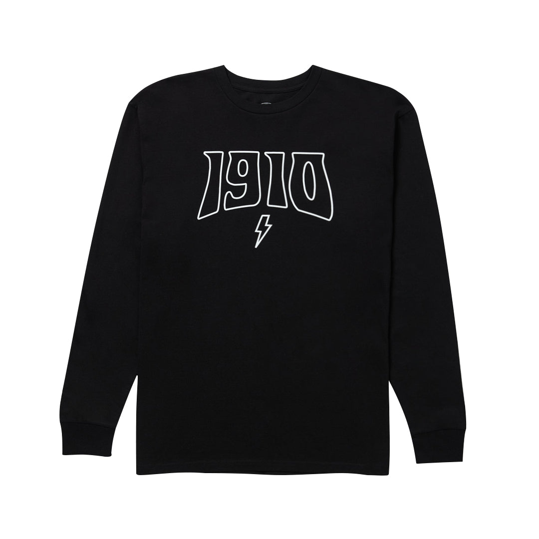 1910(ナインティーテン)| SKEWED ROBERTA LS TEE / BLACK | スノーボード・スケートボードのTACTICS JAPAN