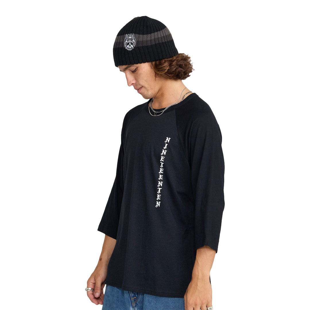 1910(ナインティーンテン)| BROKEN STRAIGHT BEANIE / BLACK | スノーボード・スケートボードのTACTICS JAPAN