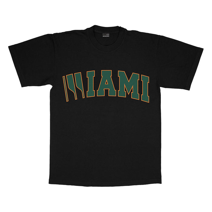 EDGLRD(エッジロード)| MIAMI TEE / BLACK | スノーボード・スケートボードのTACTICS JAPAN