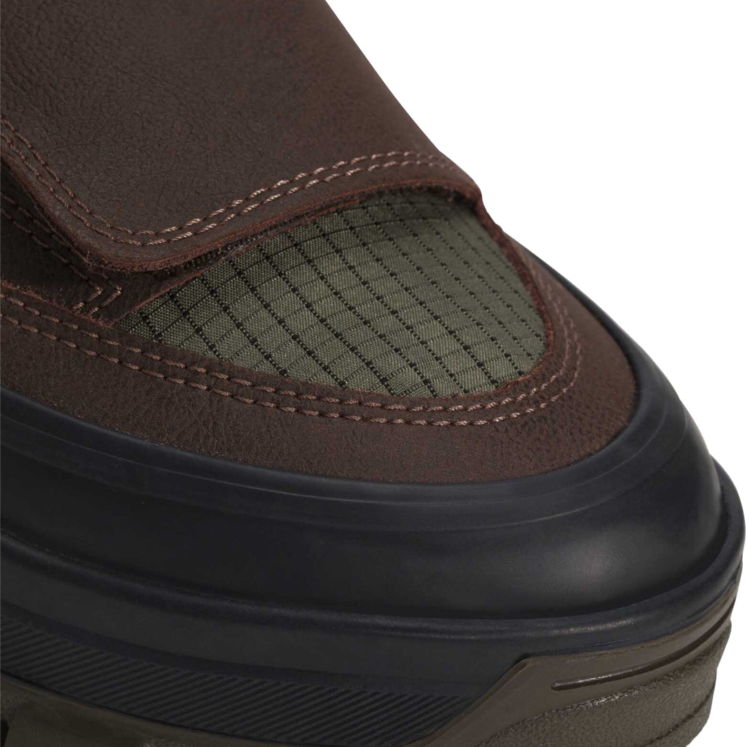 VANS(ヴァンズ)| MOUNTAIN MID GORE-TEX INSULATED SHOE / DARK GREEN/DARK BROWN | スノーボード・スケートボードのTACTICS JAPAN