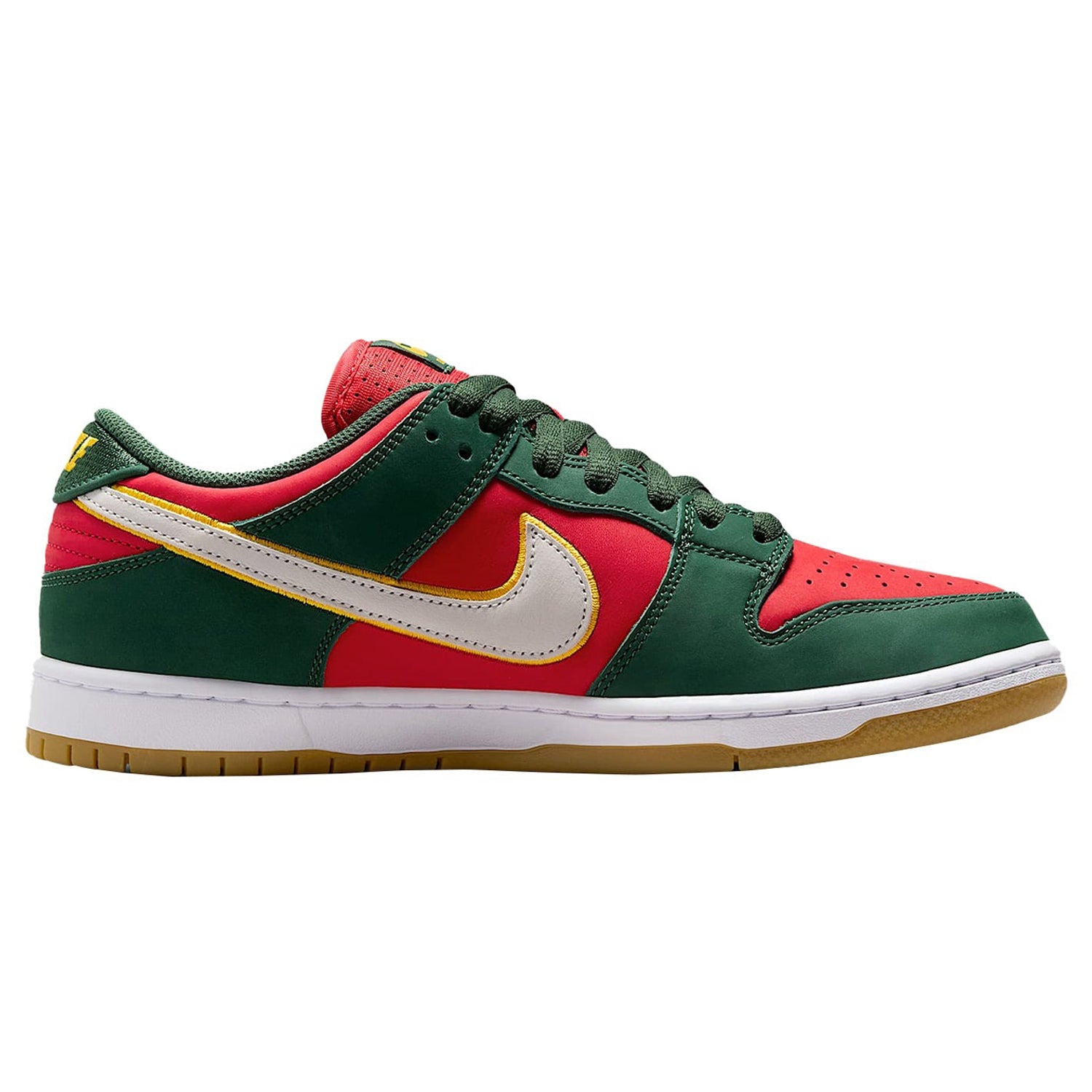 NIKE SB(ナイキ スケートボーディング)| NIKE SB DUNK LOW PRO PRM / FIR/WHITE-UNIVERSITY GOLD | スノーボード・スケートボードのTACTICS JAPAN