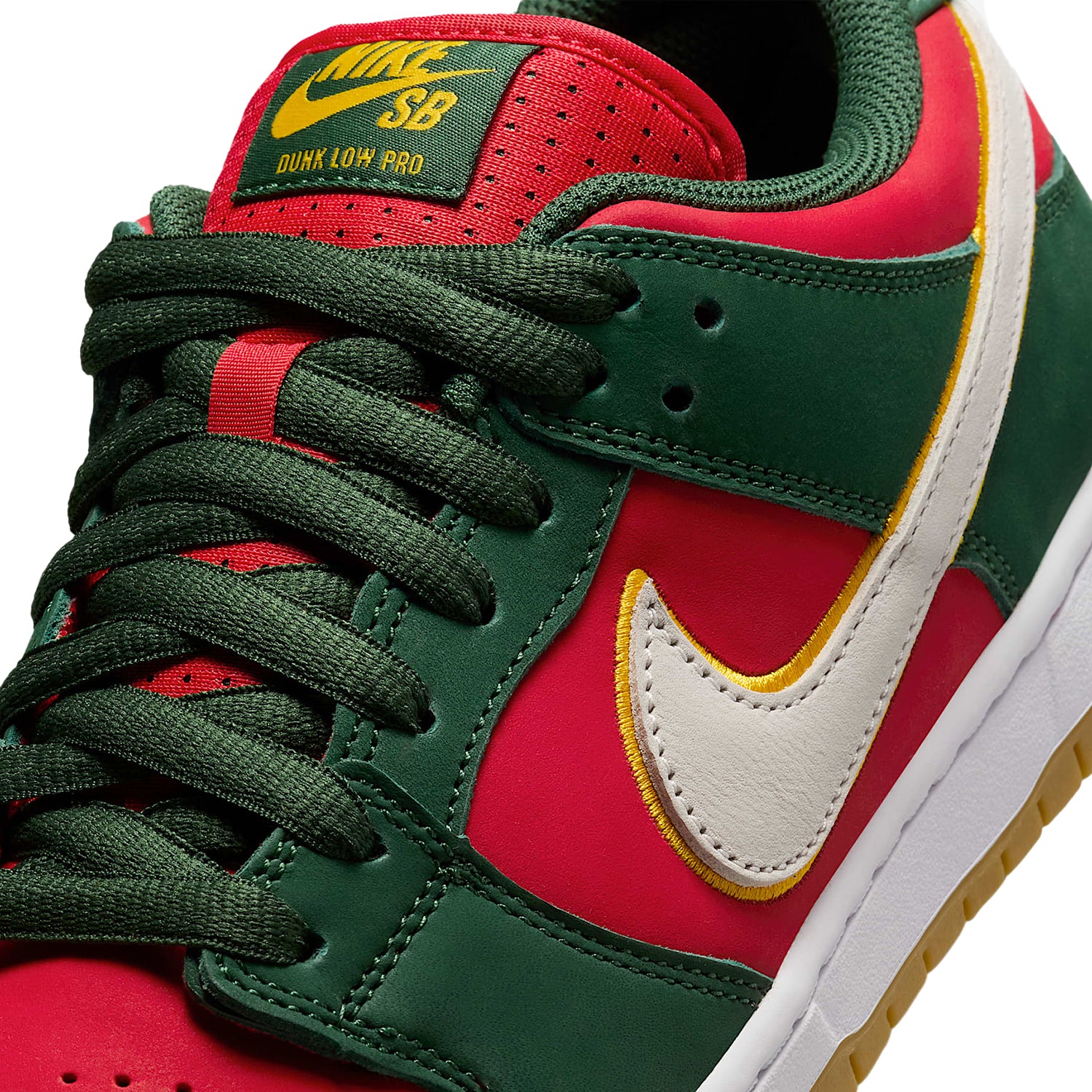 NIKE SB(ナイキ スケートボーディング)| NIKE SB DUNK LOW PRO PRM / FIR/WHITE-UNIVERSITY GOLD | スノーボード・スケートボードのTACTICS JAPAN