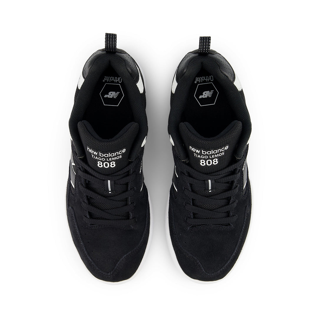 NEW BALANCE NUMERIC(ニューバランス ヌメリック)| NM808LBW TIAGO LEMOS LITE / BLACK WITH WHITE | スノーボード・スケートボードのTACTICS JAPAN