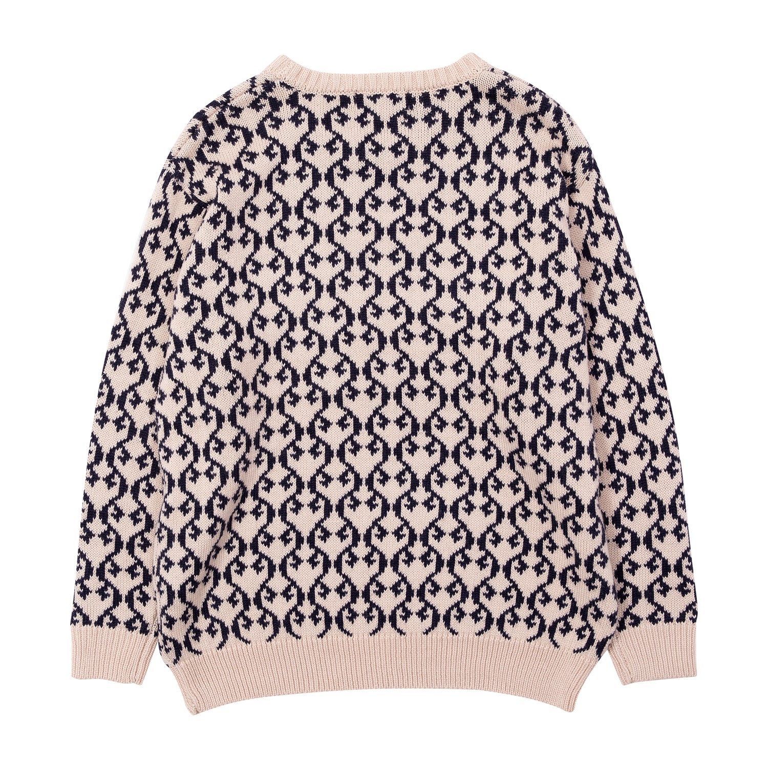 JACQUARD SWEATER / OFF WHITE