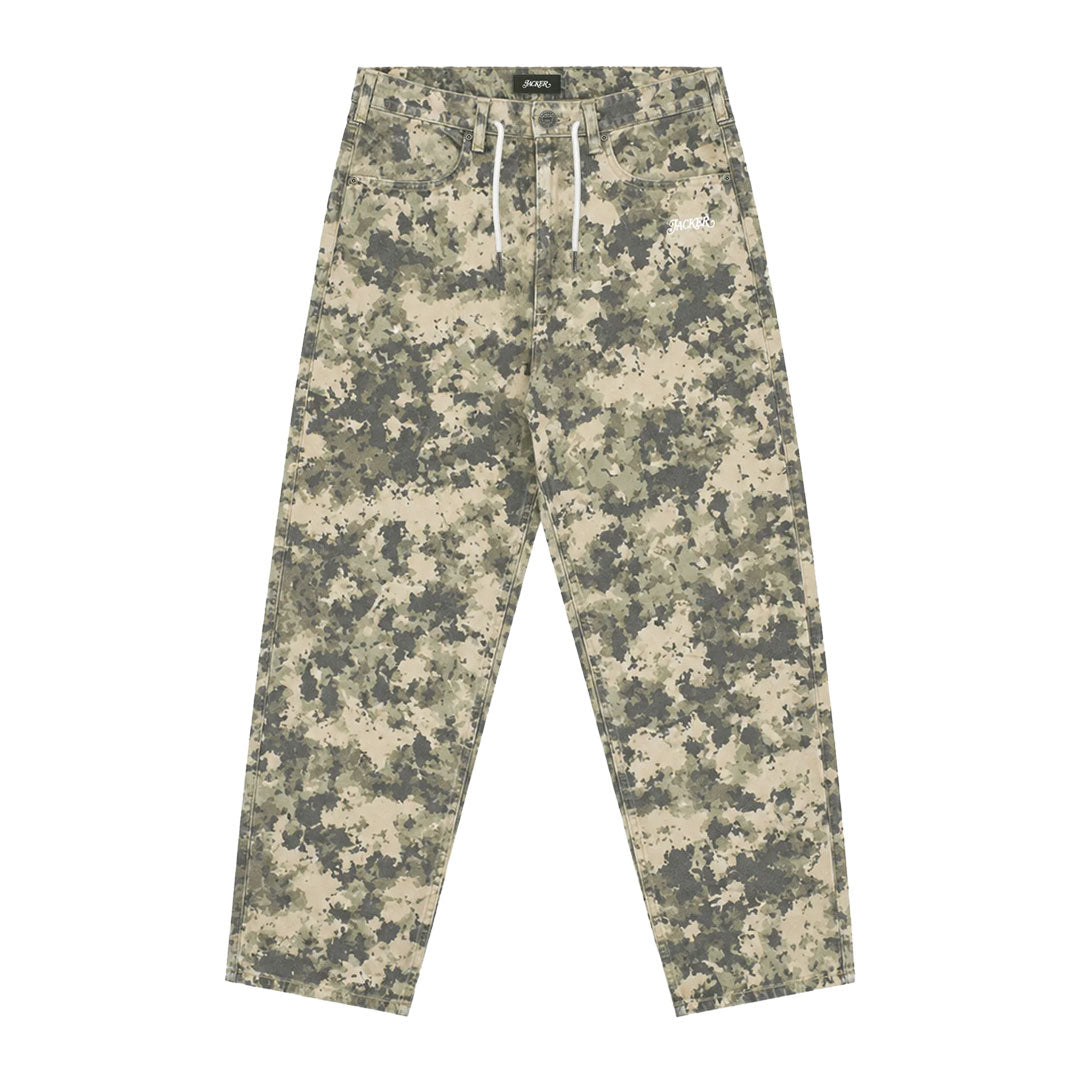 JACKER(ジャッカー)| N°1890 BAGGY PANT / CAMO | スノーボード・スケートボードのTACTICS JAPAN