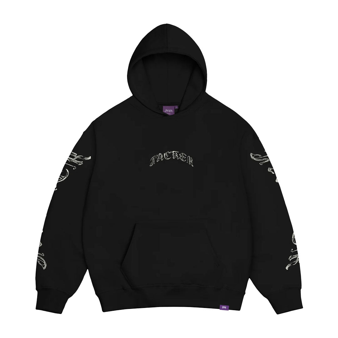 JACKER(ジャッカー)| N°1890 HOODIE / BLACK | スノーボード・スケートボードのTACTICS JAPAN