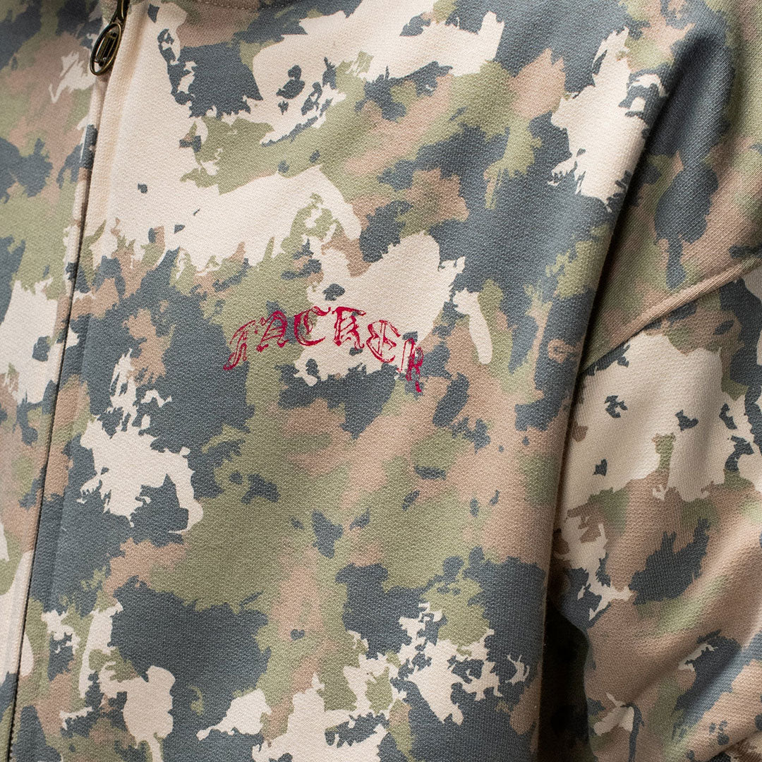JACKER(ジャッカー)| N°1890 ZIP HOODIE / CAMO | スノーボード・スケートボードのTACTICS JAPAN