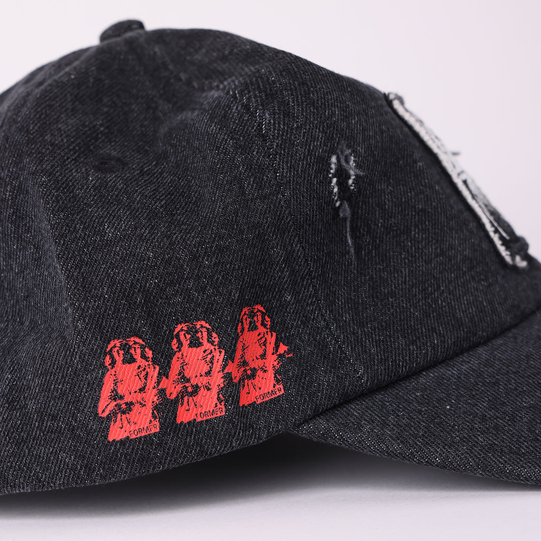 FORMER(フォーマー) | ODE CAP / WASHED BLACK | スノーボード・スケートボードのTACTICS JAPAN