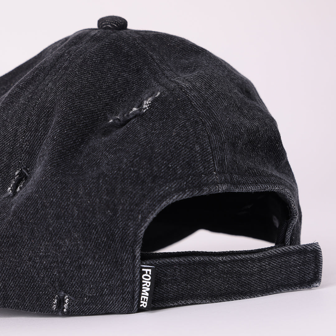 FORMER(フォーマー) | ODE CAP / WASHED BLACK | スノーボード・スケートボードのTACTICS JAPAN