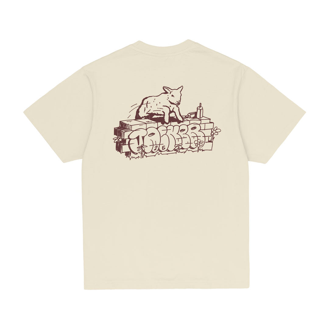 JACKER(ジャッカー)| OLLIE T-SHIRT / BEIGE | スノーボード・スケートボードのTACTICS JAPAN