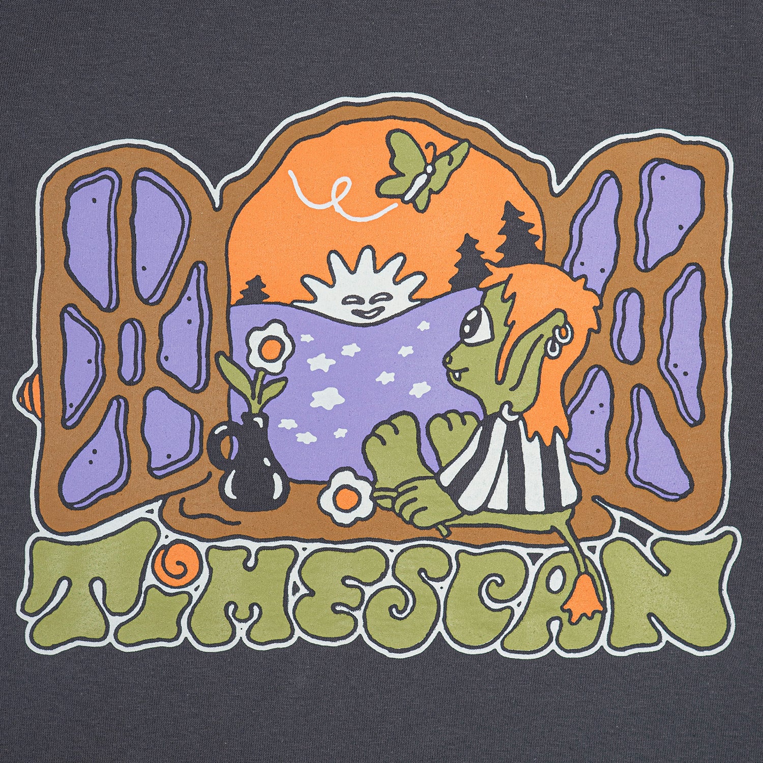TIMESCAN(タイムスキャン)| PARADISE T-SHIRT / DARKGREY | スノーボード・スケートボードのTACTICS JAPAN