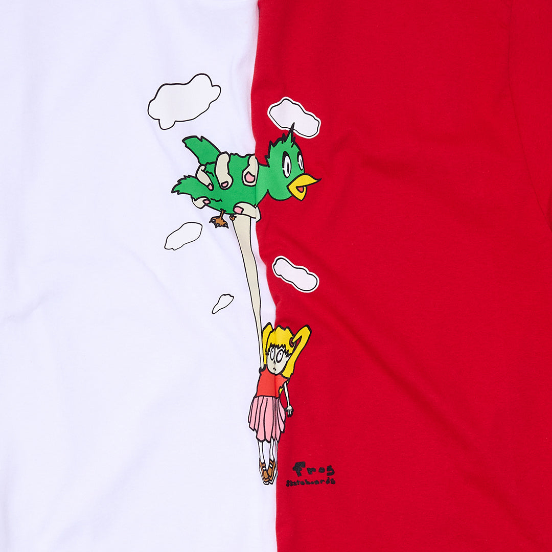 FROG SKATEBOARDINGS(フロッグ スケートボーディング)| クロージング | BIRD GIRL T-SHIRT / RED | スノーボード・スケートボードのTACTICS JAPAN