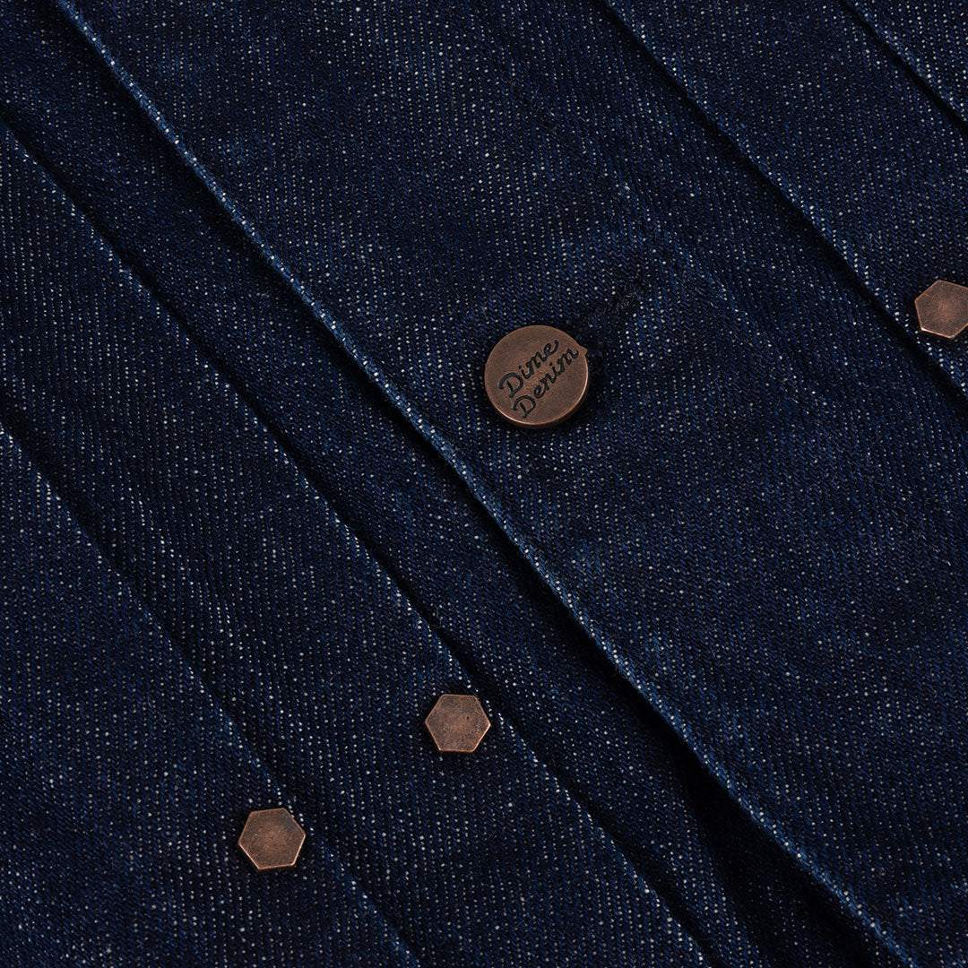 DIME(ダイム)| PLEATED DENIM JACKET / INDIGO | スノーボード・スケートボードのTACTICS JAPAN