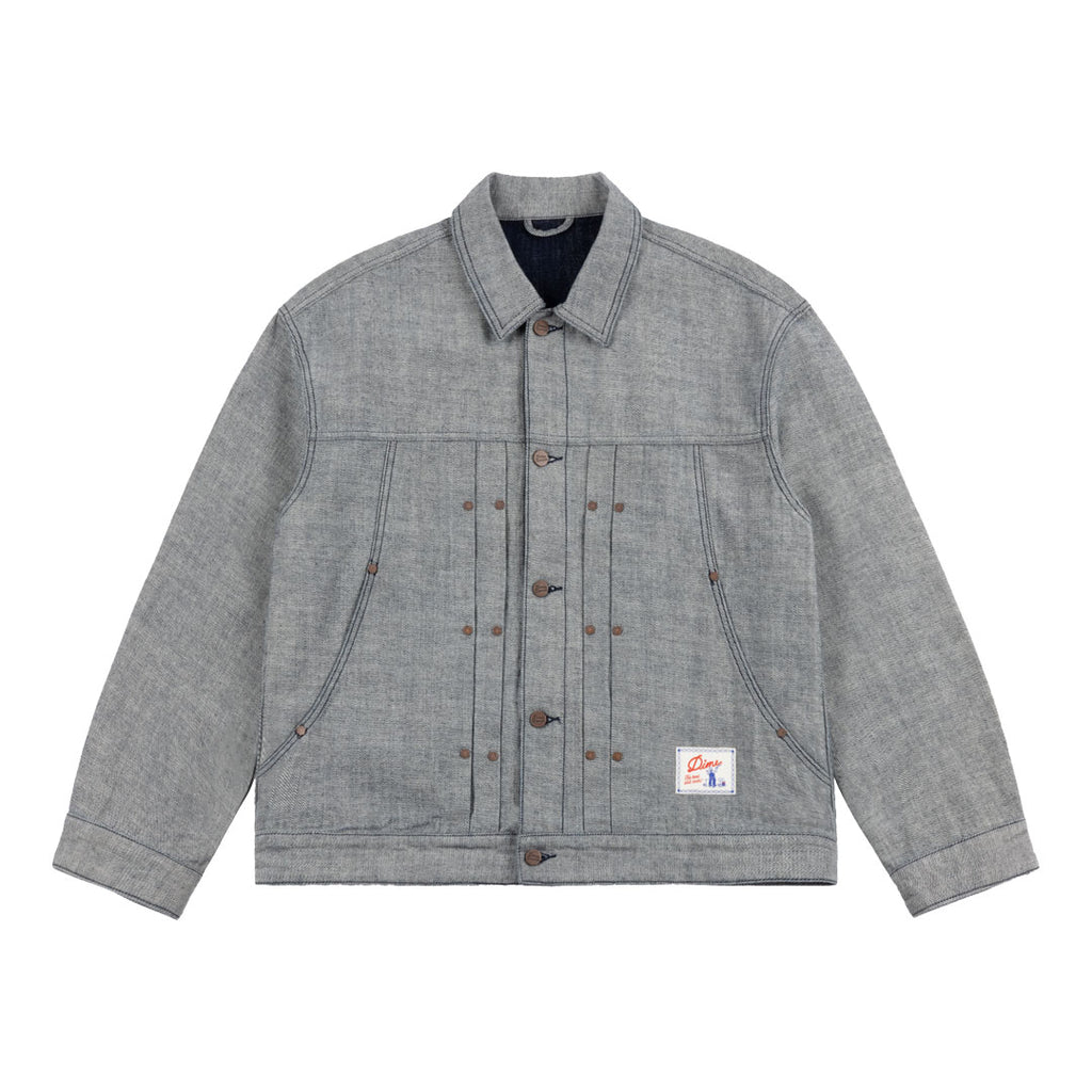 DIME（ダイム）| PLEATED DENIM JACKET / REVERSED INDIGO 