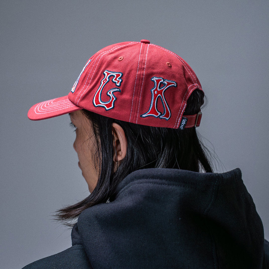 JACKER(ジャッカー)| POODLE PALS CAP / RED | スノーボード・スケートボードのTACTICS JAPAN