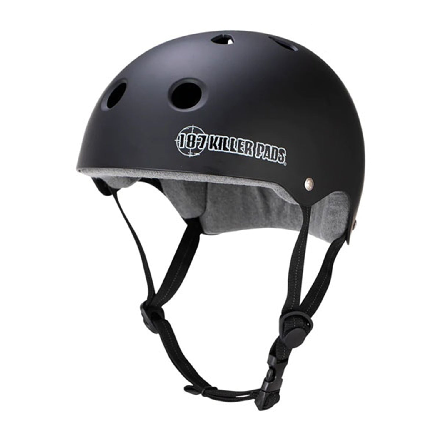 187 KILLER PAD(187 キラーパッド)| PRO SKATE HELMET - BLACK MATTE | スノーボード・スケートボードのTACTICS JAPAN