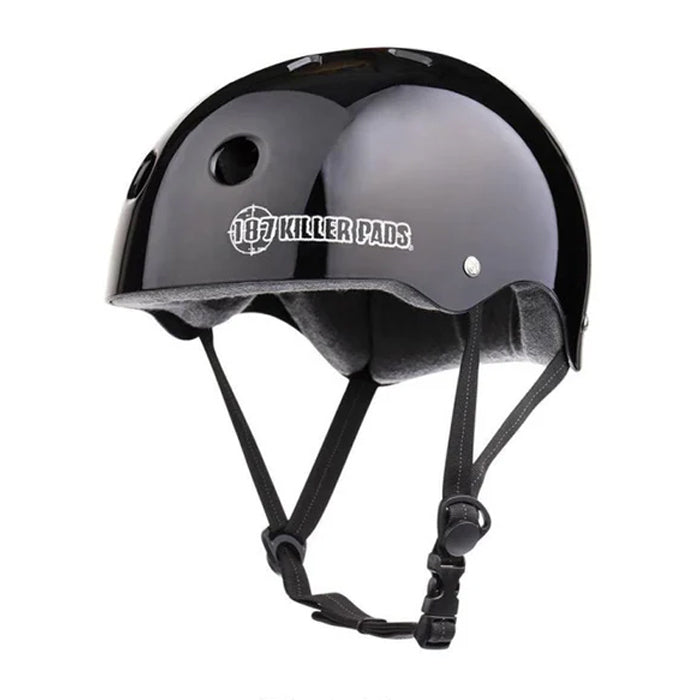 187 KILLER PAD(187 キラーパッド)| PRO SKATE HELMET - BLACK GLOSSY | スノーボード・スケートボードのTACTICS JAPAN