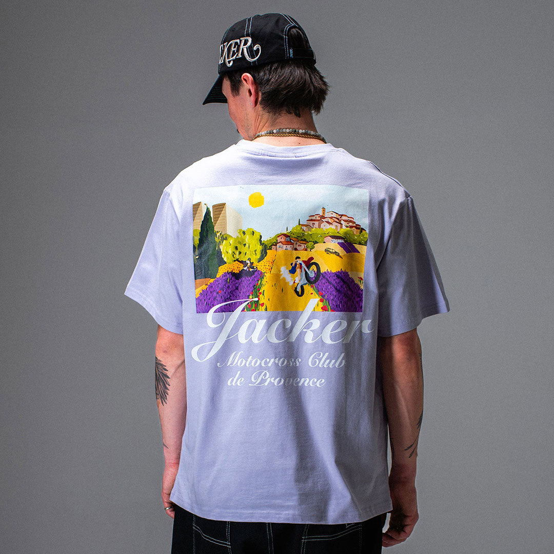 JACKER(ジャッカー)| PROVENCE T-SHIRT / PURPLE | スノーボード・スケートボードのTACTICS JAPAN