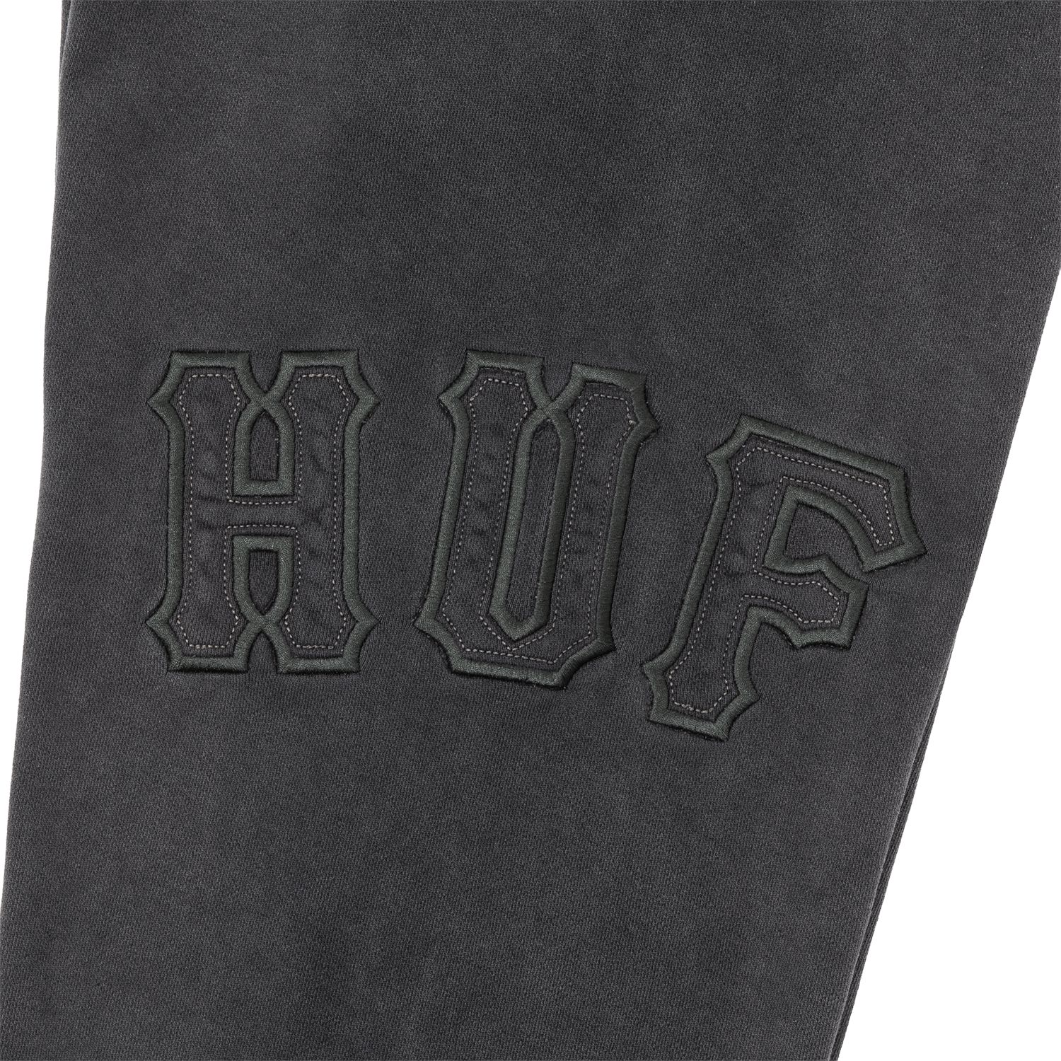 HUF WORLDWIDE(ハフ ワールドワイド)| ARCH WIDE FLEECE PANT / BLACK | スノーボード・スケートボードのTACTICS JAPAN