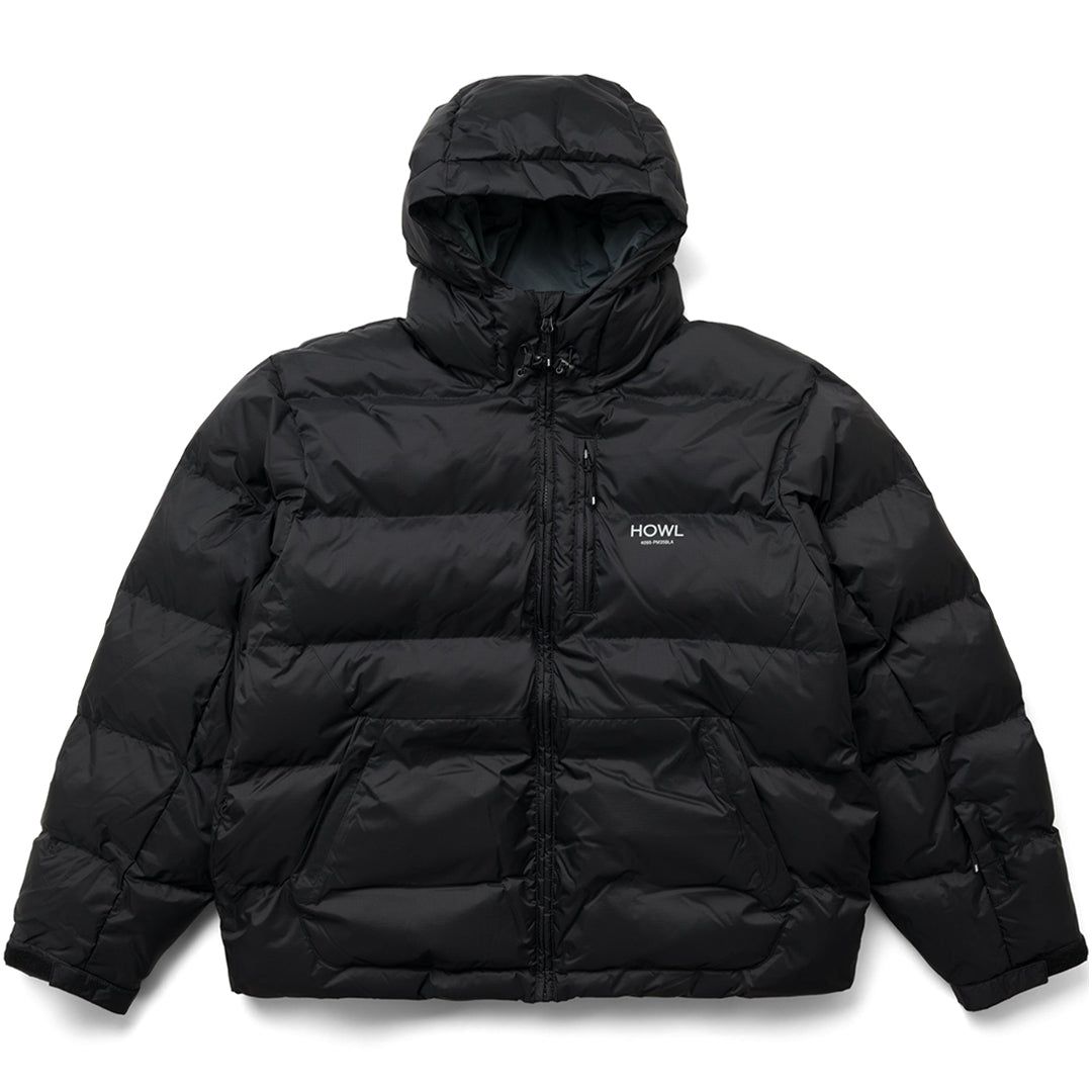 HOWL SUPPLY(ハウル サプライ)| PUFFY JACKET / BLACK | スノーボード・スケートボードのTACTICS JAPAN