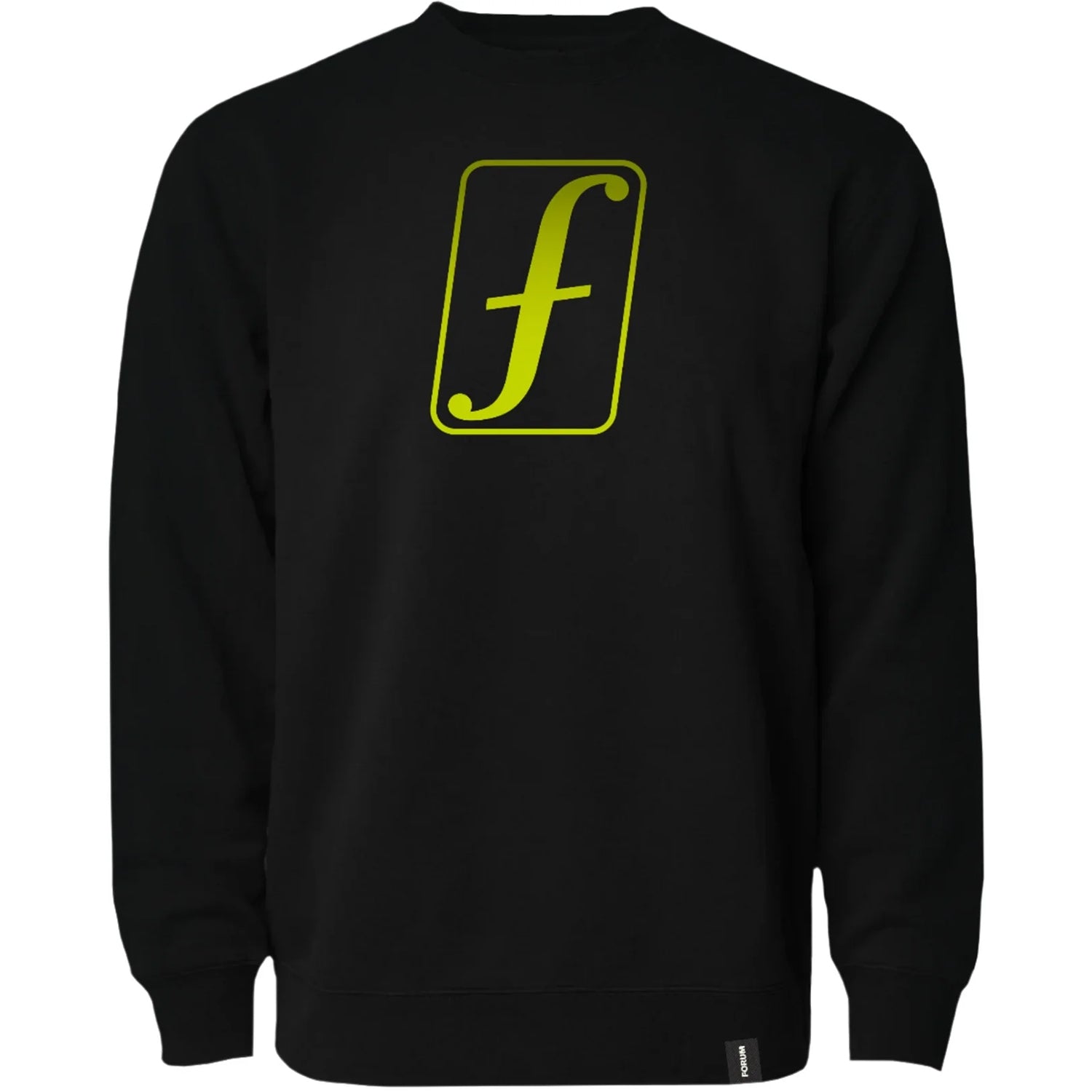 FORUM SNOWBOARDS(フォーラム スノーボード)| FORUM F PUNCHED CREW SWEATSHIRTS | スノーボード・スケートボードのTACTICS JAPAN